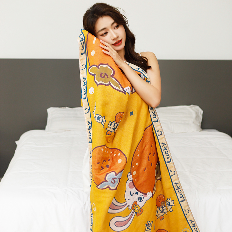 Xinjiang Long-staple Cotton Pure Cotton Gauze Bath Towel Men's and Women's Household Water Absorbing and Quick-drying Towel Cotton Bath Wrap Towel for Lovers