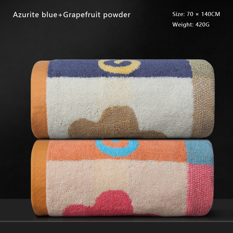 Premium cotton bath towel for women 70x140 cm