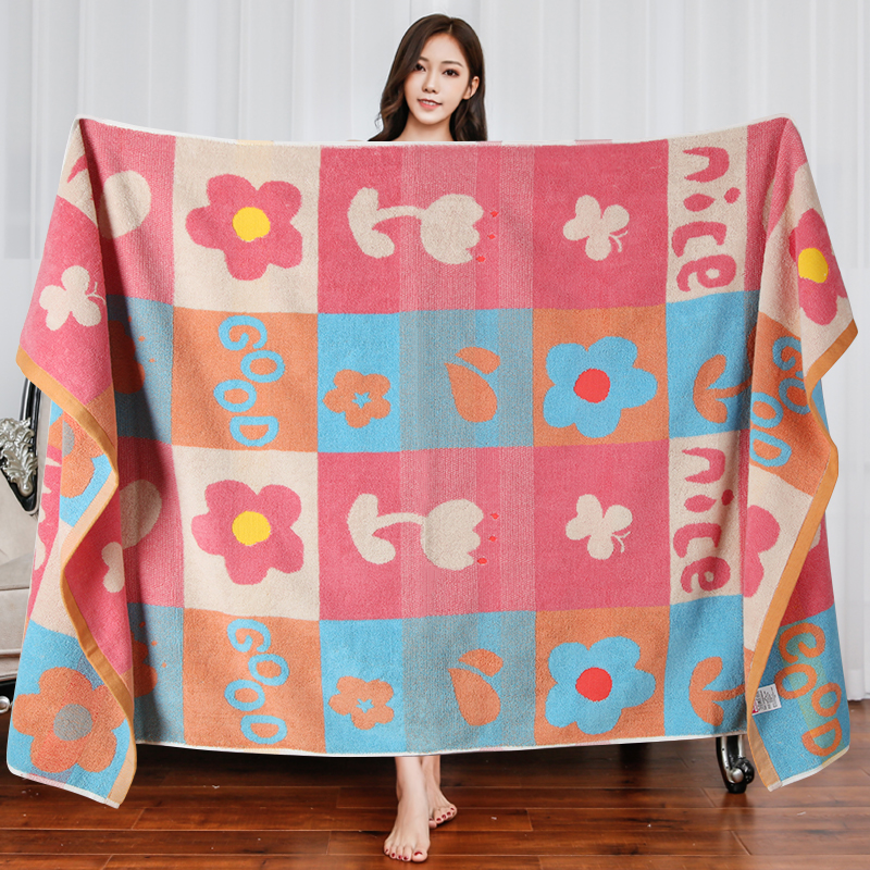 Premium cotton bath towel for women 70x140 cm