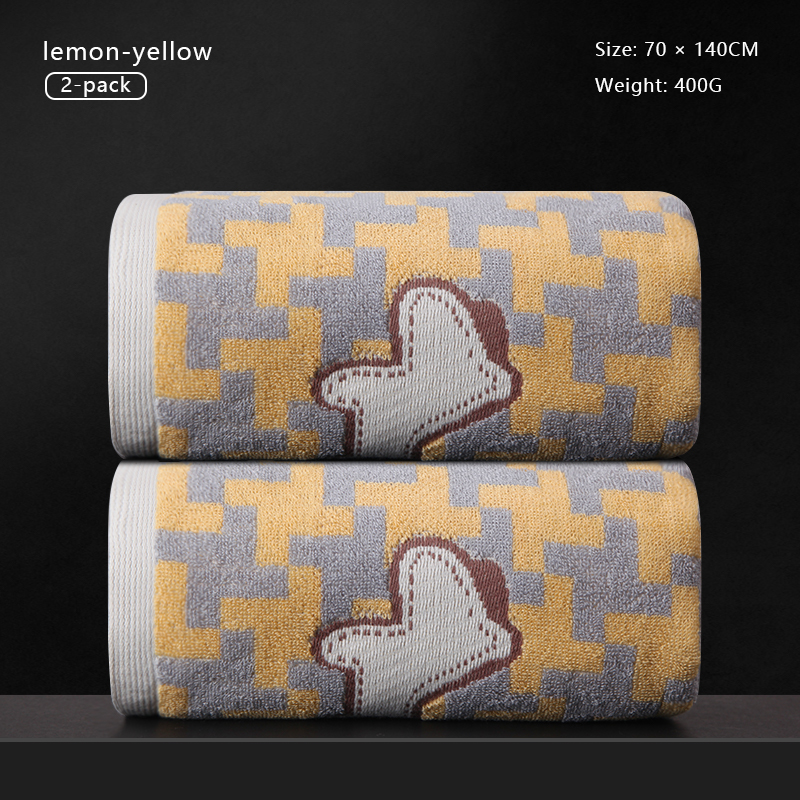 Pure cotton bath towel special for men in hotel, water absorption, not easy to shed hair, quick-drying cotton soft bath towel for big family