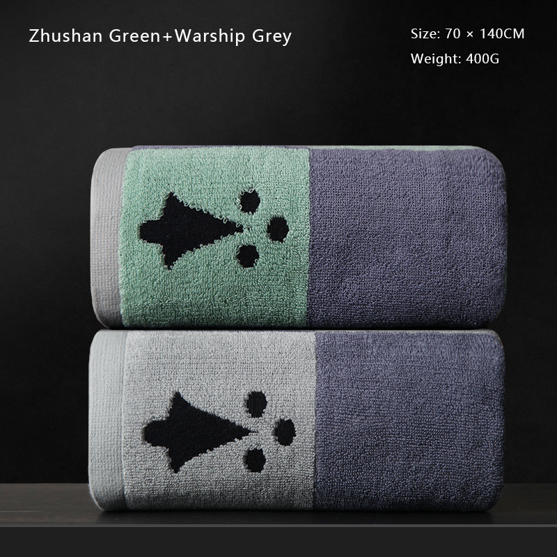 Pure cotton bath towel is specially used for men in hotels to absorb water and is not easy to shed.