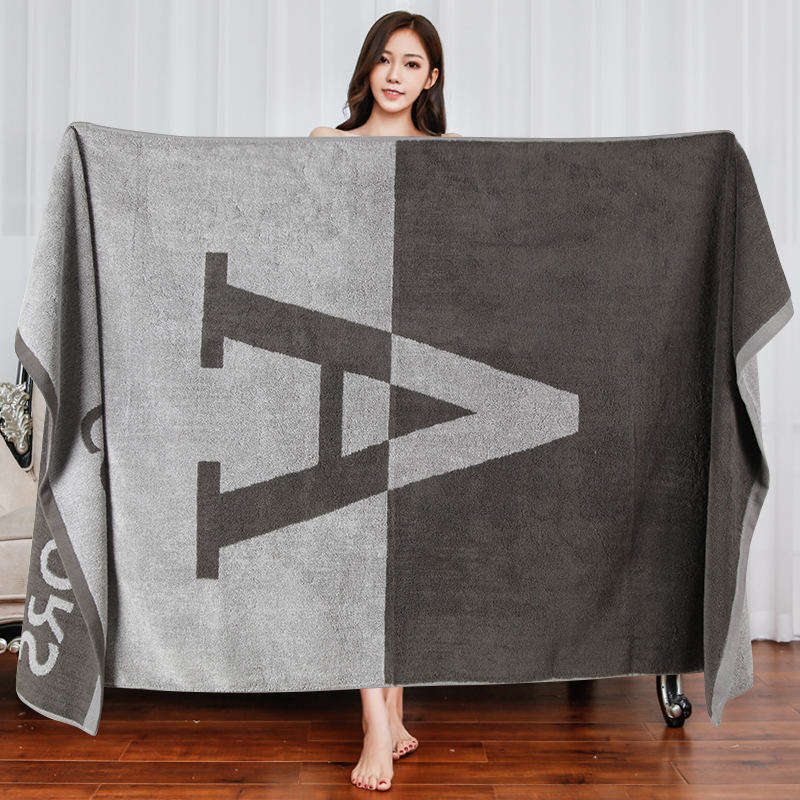 Pure Cotton Bath Towel Men's Pure Cotton Household Towel New Pure Cotton Water-Absorbing Quick-Drying Advanced Bath Towel for Adults