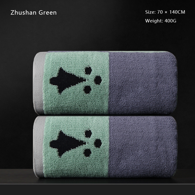 Pure cotton bath towel is specially used for men in hotels to absorb water and is not easy to shed.