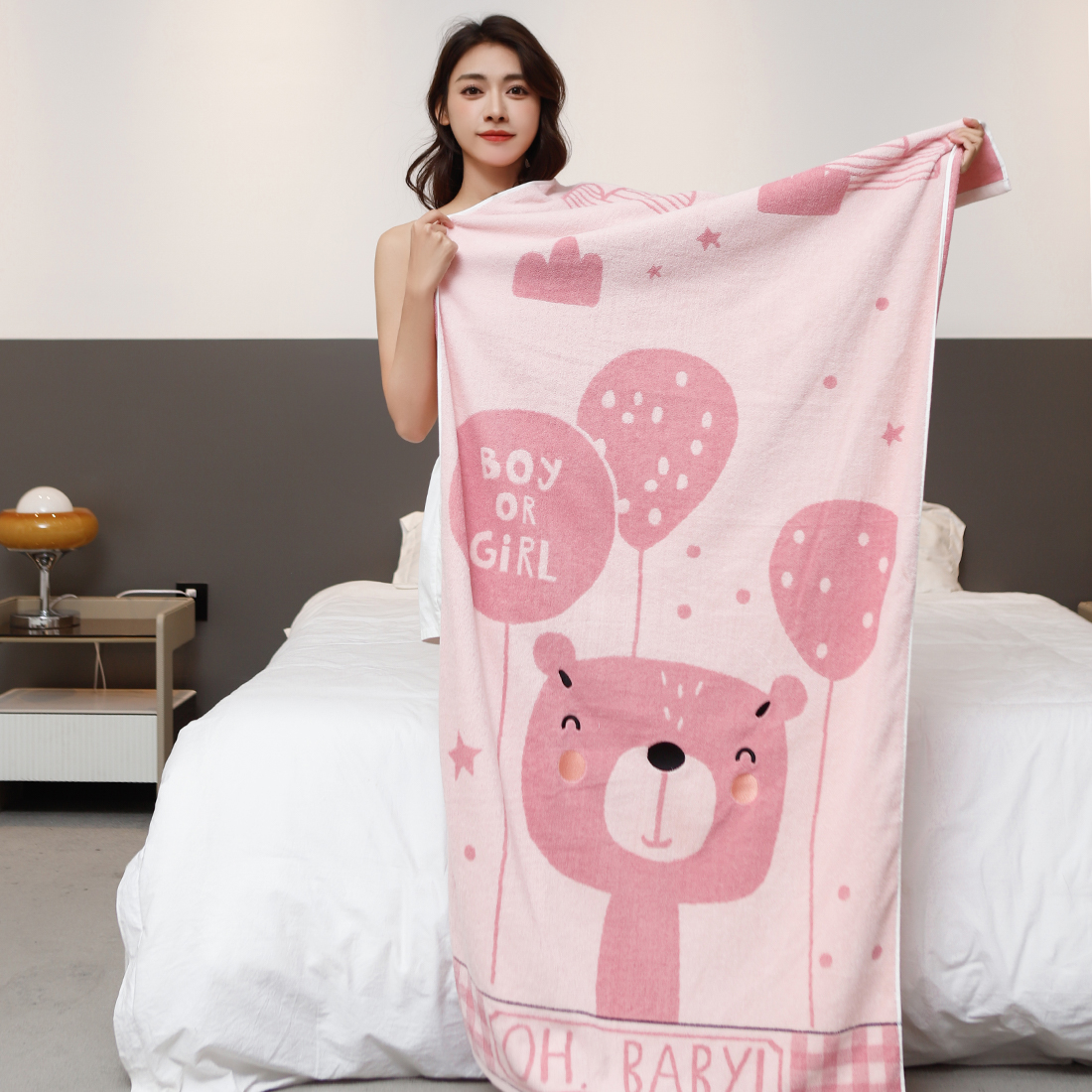 Silly Bear Bath Towel