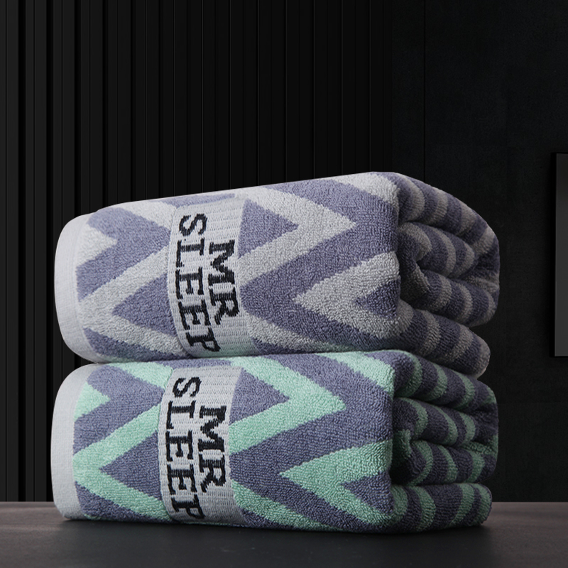 New Bath Towel Pure Cotton Women's and Men's Adult Household Water Absorption Adult Cotton Wrapping Towel Not easy to shed