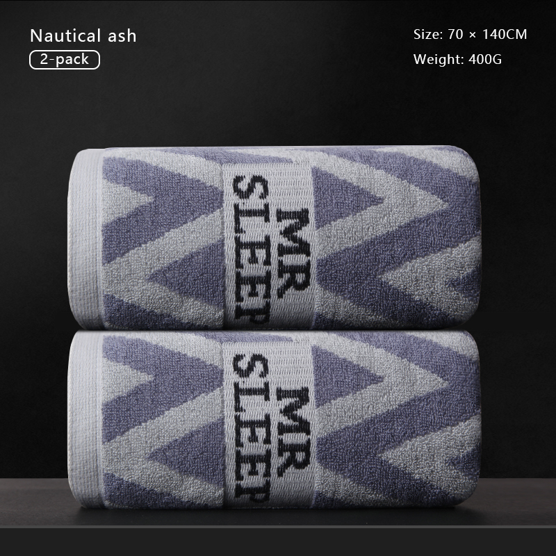 New Bath Towel Pure Cotton Women's and Men's Adult Household Water Absorption Adult Cotton Wrapping Towel Not easy to shed