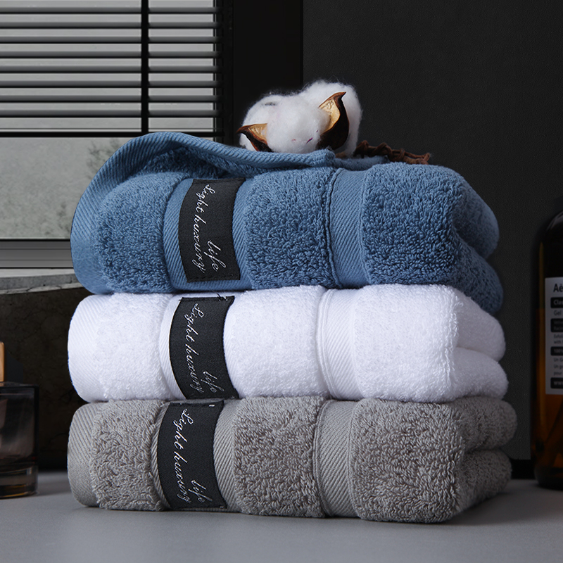 Five-star hotel special towel for washing face household adult men and women 2025 new cotton water absorption without hair loss