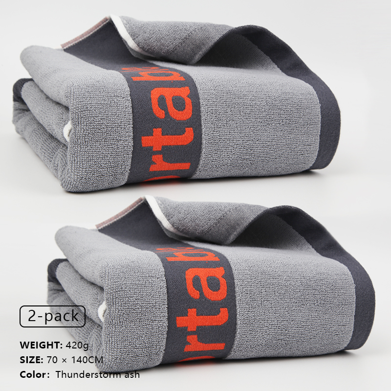 Pure cotton big bath towel 100% pure cotton adult water absorption men and women adult home use soft non-shedding bath special wrap towel