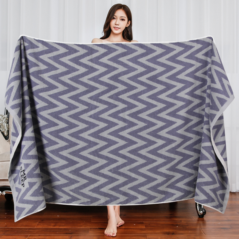 New Bath Towel Pure Cotton Women's and Men's Adult Household Water Absorption Adult Cotton Wrapping Towel Not easy to shed
