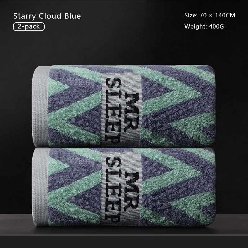 New Bath Towel Pure Cotton Women's and Men's Adult Household Water Absorption Adult Cotton Wrapping Towel Not easy to shed