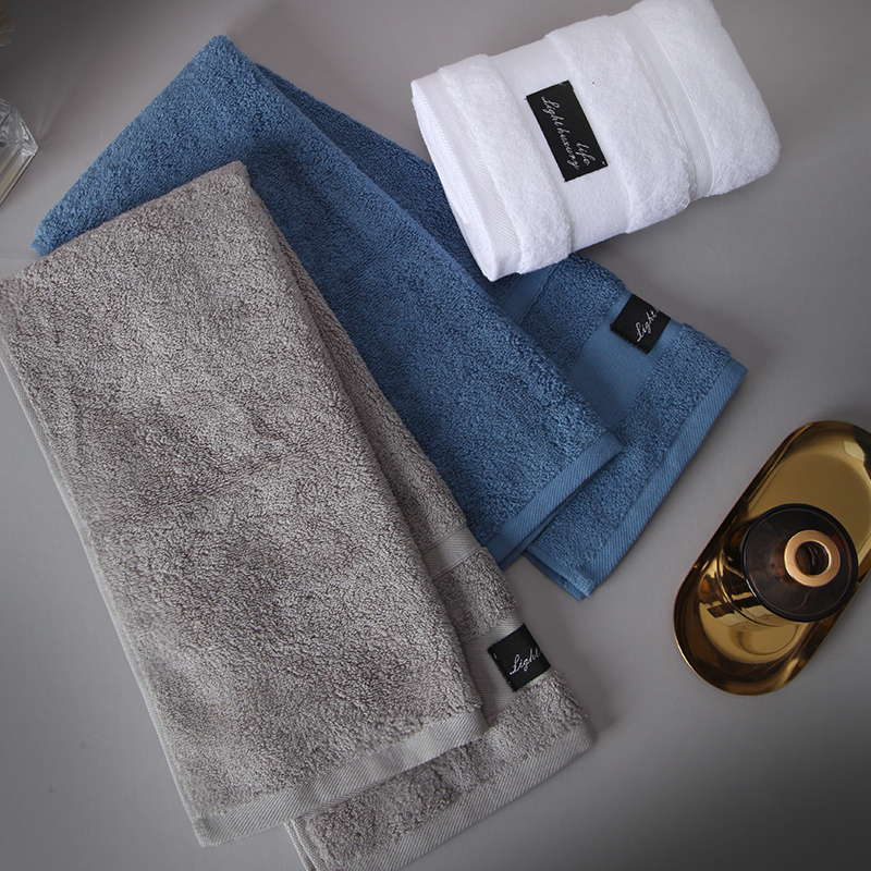 Five-star hotel special towel for washing face household adult men and women 2025 new cotton water absorption without hair loss