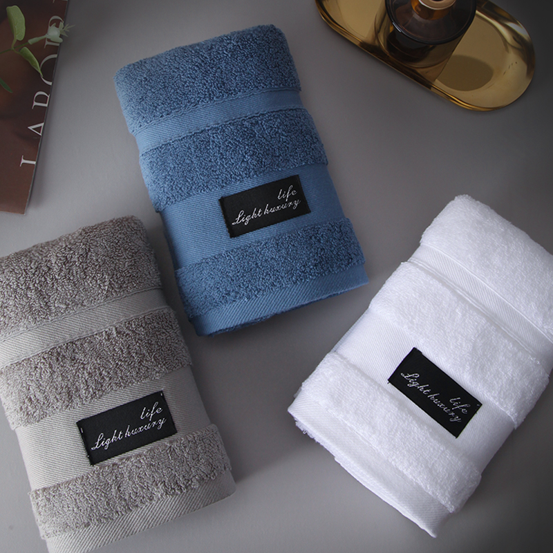 Five-star hotel special towel for washing face household adult men and women 2025 new cotton water absorption without hair loss