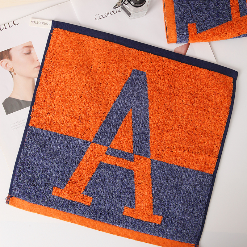 New Force Cotton Square Towel Household Washing and Wiping Towel Set of 2