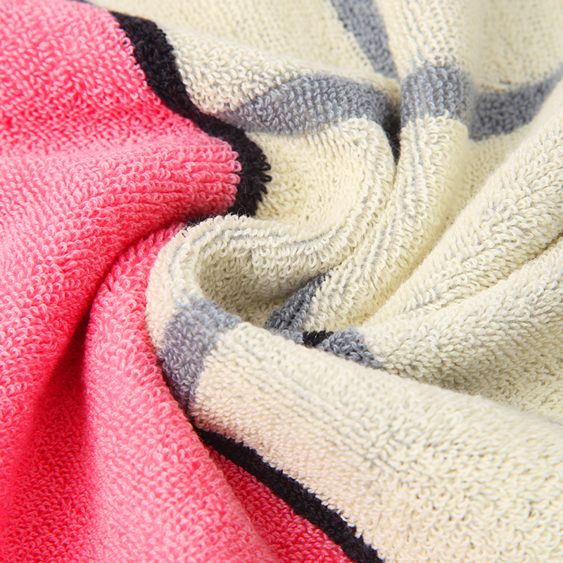 Key style high quality cotton square towel soft and comfortable 2-piece set