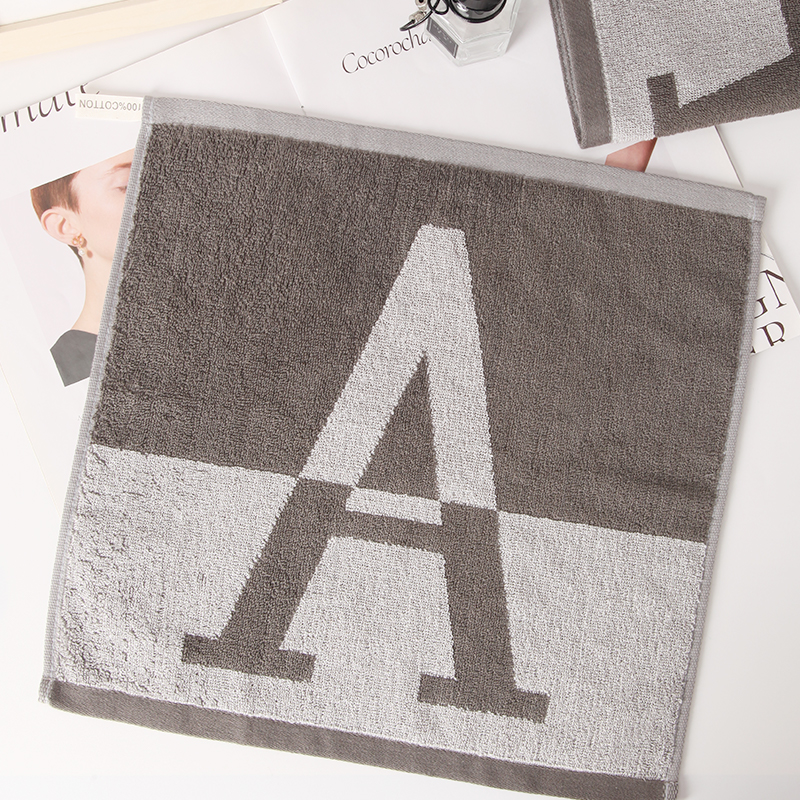 New Force Cotton Square Towel Household Washing and Wiping Towel Set of 2