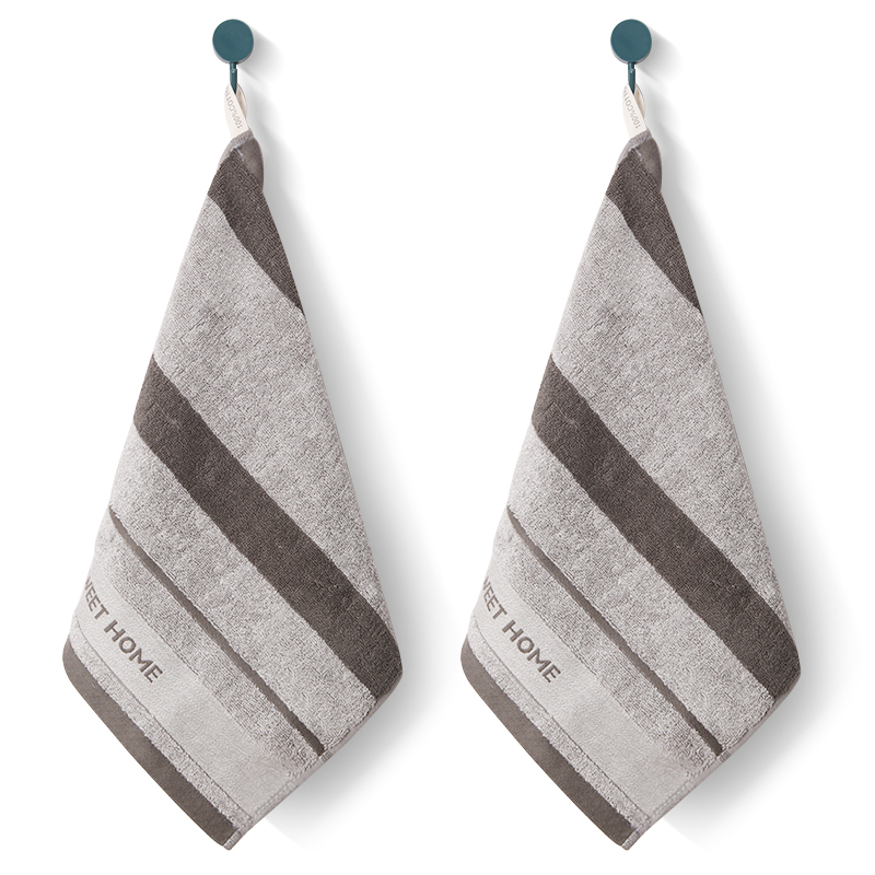 New Power 100% Cotton Square Soft Absorbent Set of 2