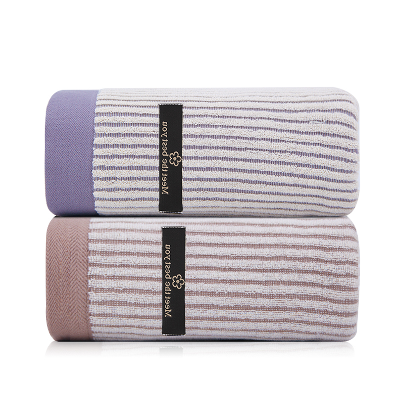 Colorful pure cotton bath towel couple set