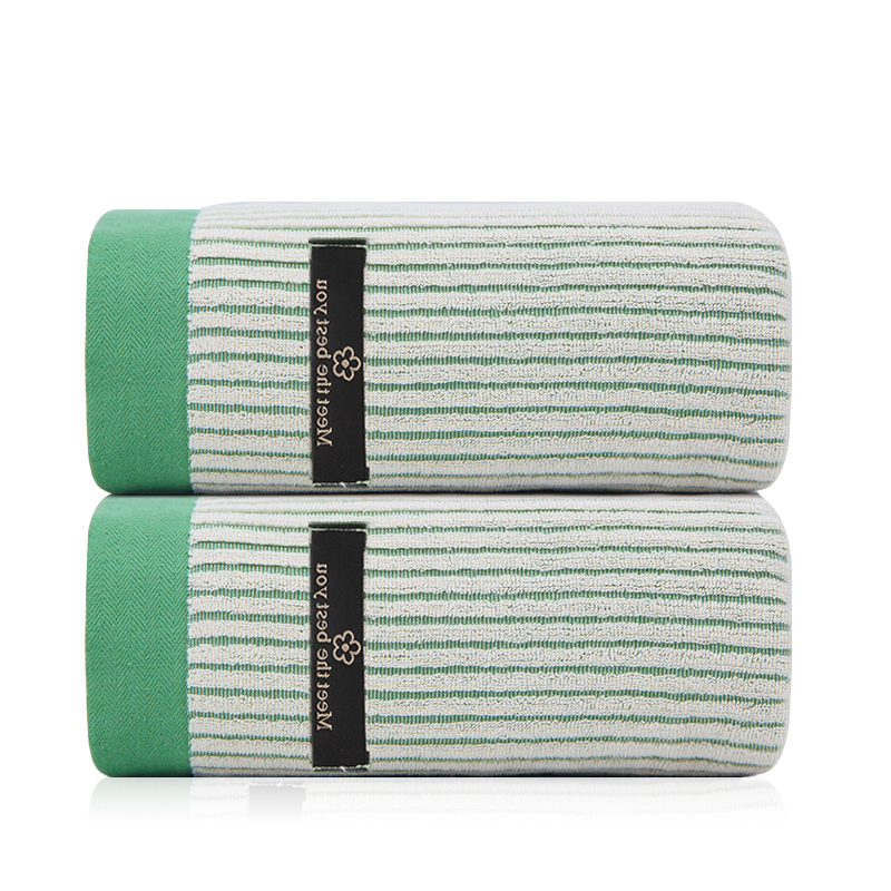 Colorful pure cotton bath towel couple set
