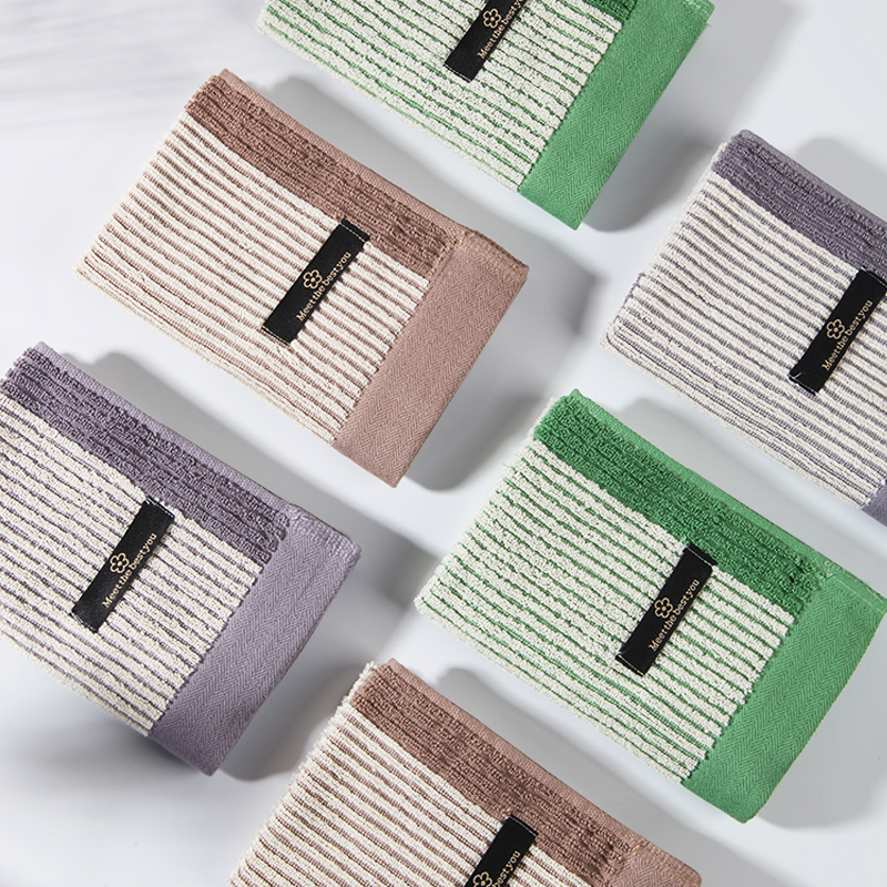 3-piece set of Yantiao pure cotton large square scarves