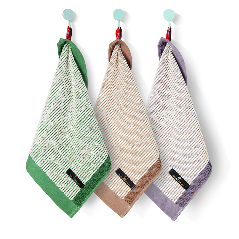 3-piece set of Yantiao pure cotton large square scarves