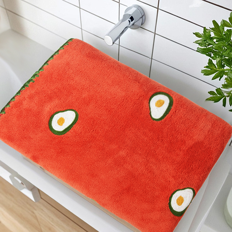Bath towel for women's home use, more absorbent and quick-drying than pure cotton