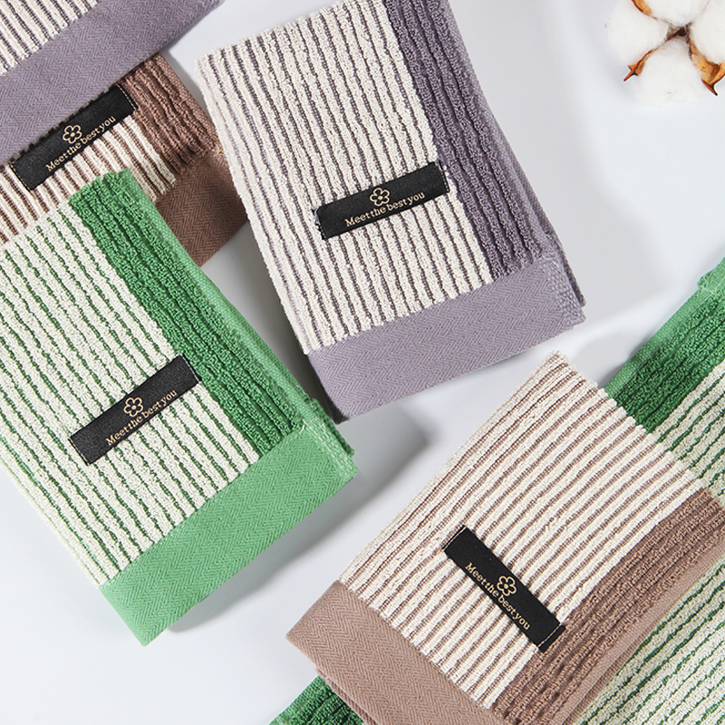 3-piece set of Yantiao pure cotton large square scarves