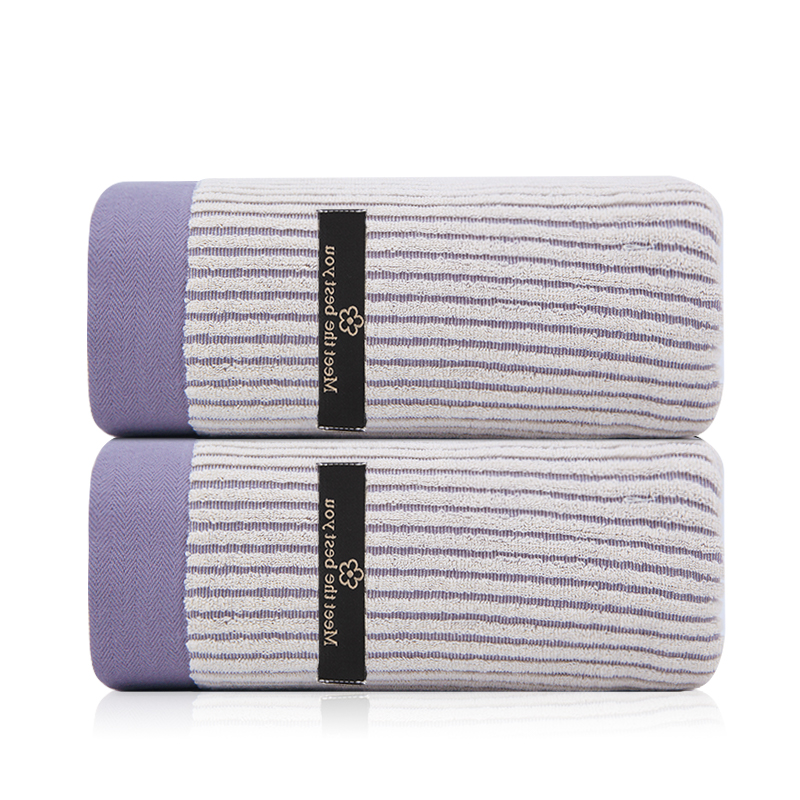 Colorful pure cotton bath towel couple set