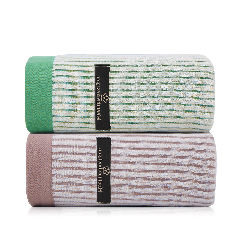Colorful pure cotton bath towel couple set