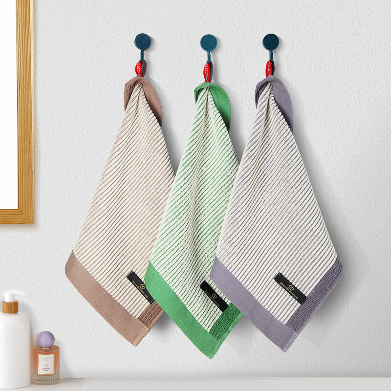 3-piece set of Yantiao pure cotton large square scarves