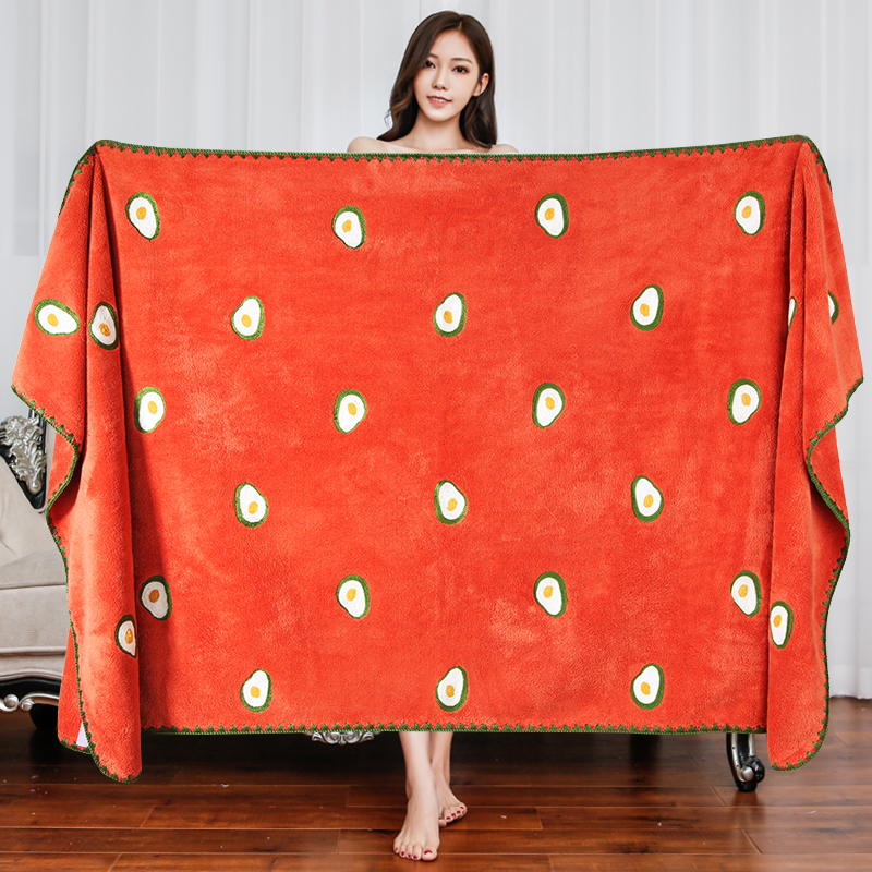 Bath towel for women's home use, more absorbent and quick-drying than pure cotton