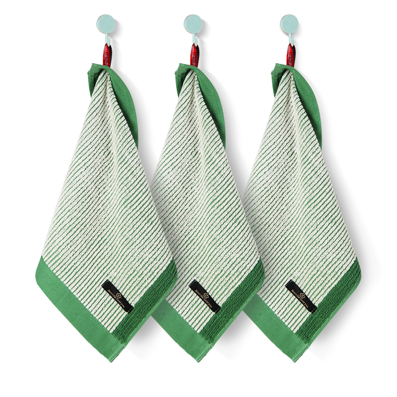 3-piece set of Yantiao pure cotton large square scarves