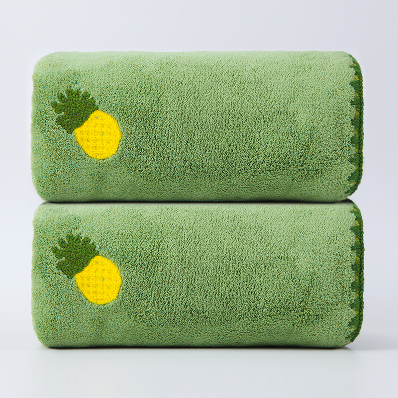 Pineapple bath towel, soft and absorbent