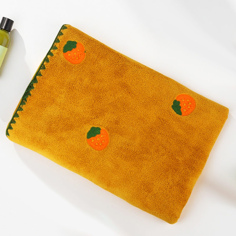 Strawberry series bath towel, soft and absorbent