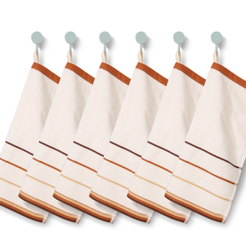 Pure cotton square scarves, set of 6, youthful style