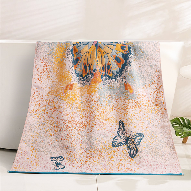 Gauze bath towel household pure cotton absorbent