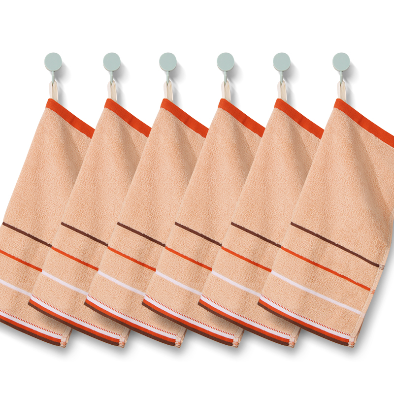 Pure cotton square scarves, set of 6, youthful style