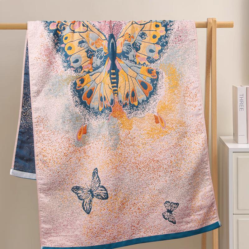 Gauze bath towel household pure cotton absorbent