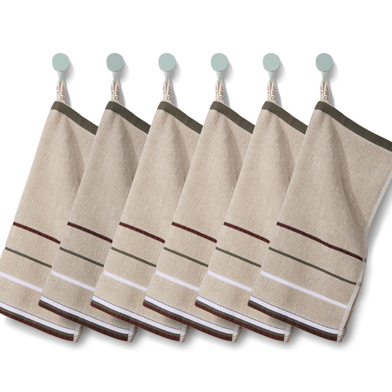 Pure cotton square scarves, set of 6, youthful style