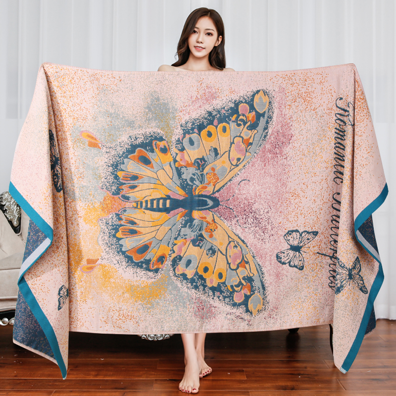Gauze bath towel household pure cotton absorbent