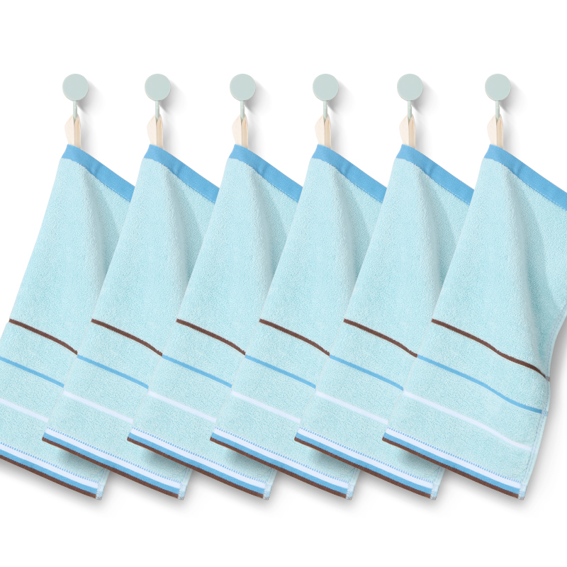 Pure cotton square scarves, set of 6, youthful style