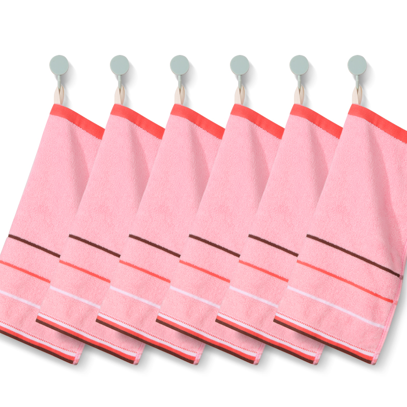 Pure cotton square scarves, set of 6, youthful style