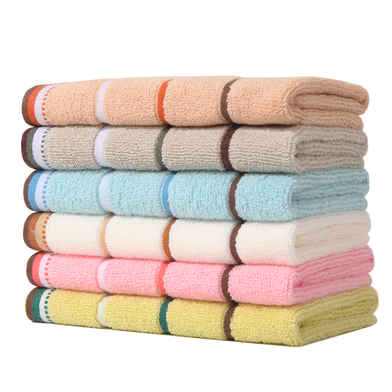 Pure cotton square scarves, set of 6, youthful style