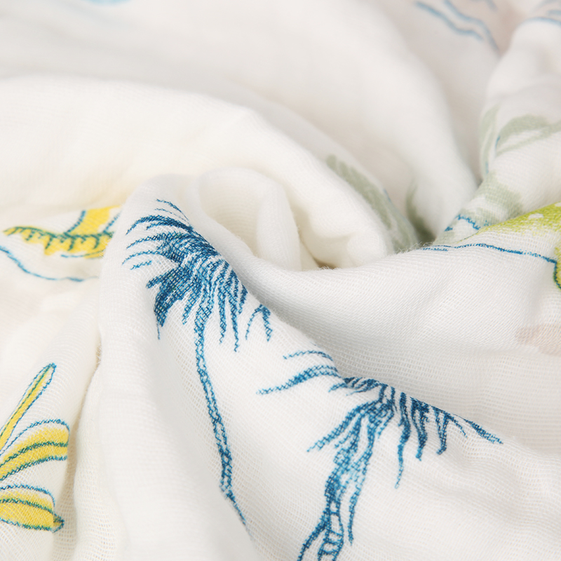 Soft absorbent dinosaur towel