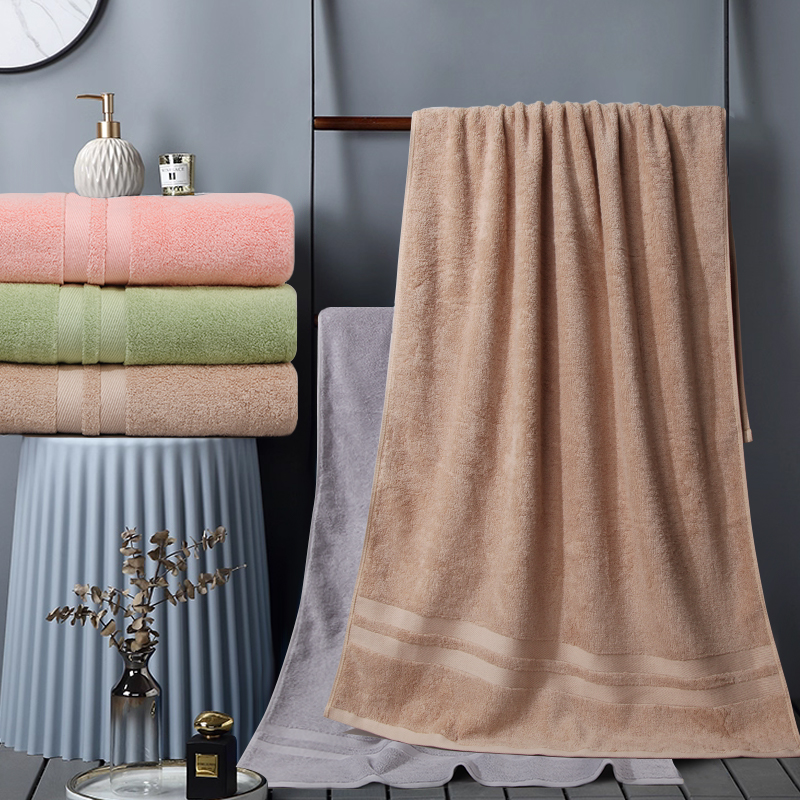 Large bath towel all-cotton home use unisex absorbent