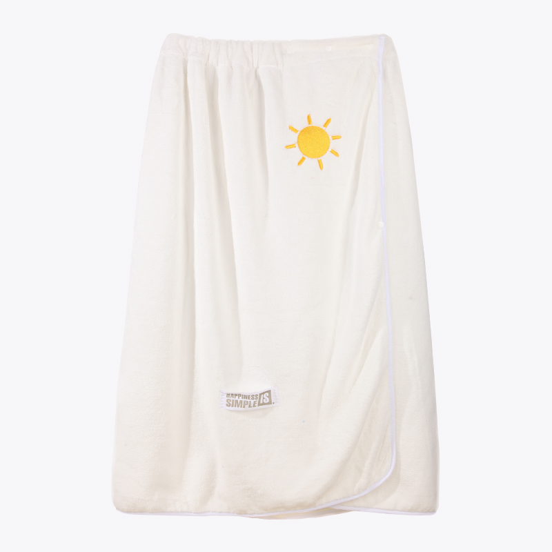 Wearable bath towel women's strapless bath skirt for home use