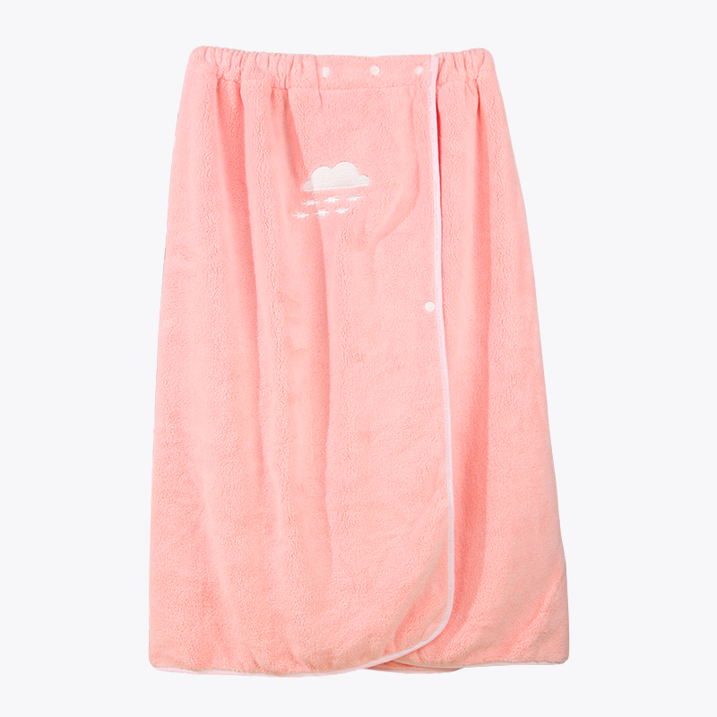 Wearable bath towel women's strapless bath skirt for home use