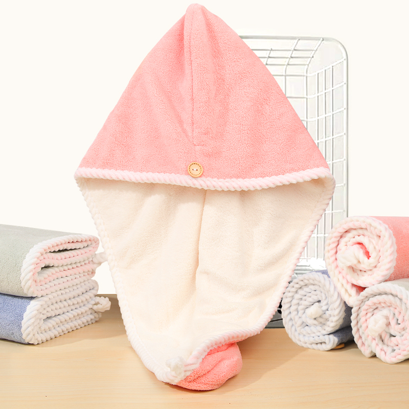 New thickened hair drying cap with super absorbent and quick-drying features