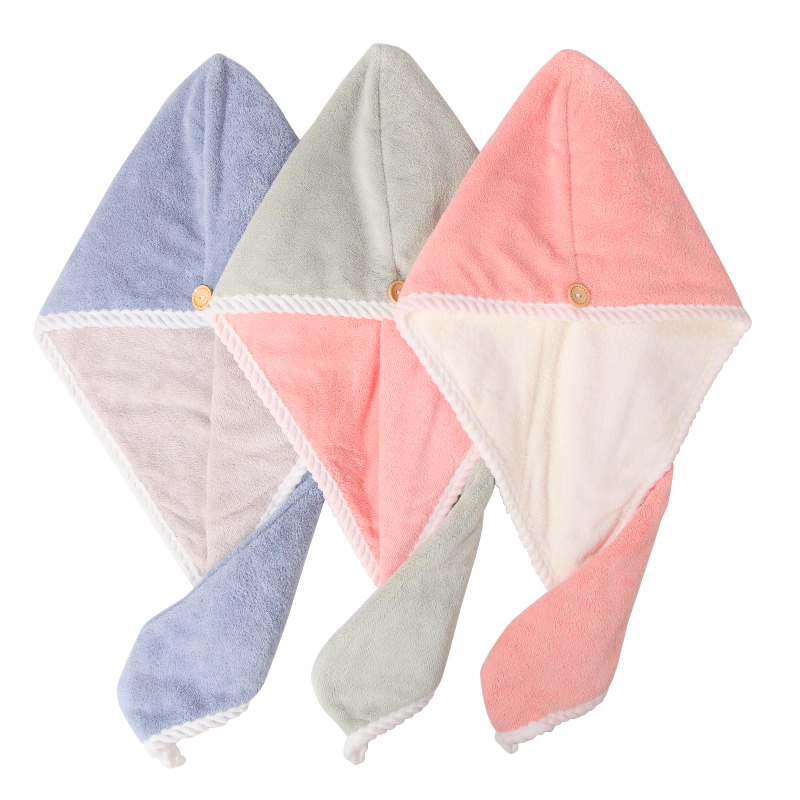 New thickened hair drying cap with super absorbent and quick-drying features
