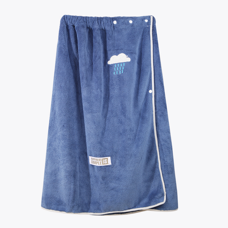 Wearable bath towel women's strapless bath skirt for home use