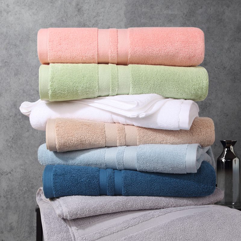 Large bath towel all-cotton home use unisex absorbent
